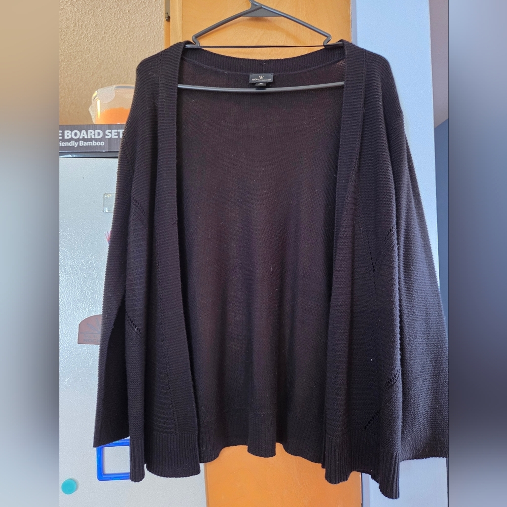 Worthington Women's Black Cardigan Sweater